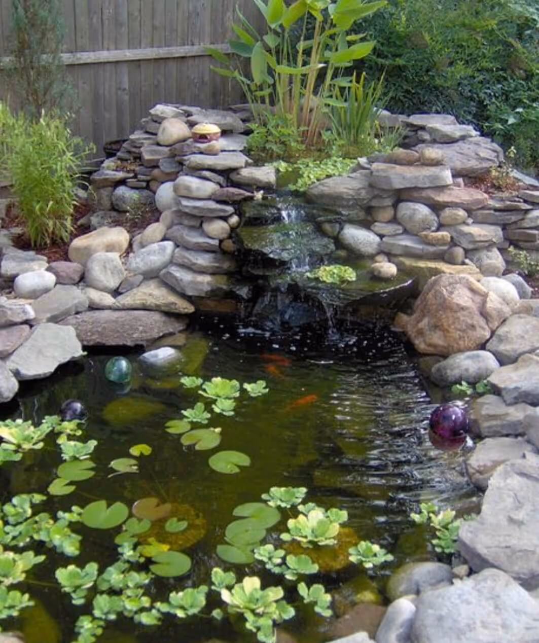 Photo of an in-ground sprinkler system